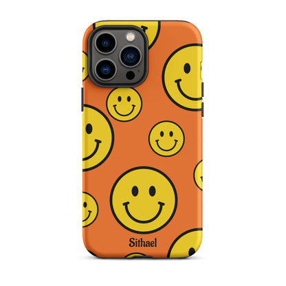 Orange Smiles - Case de doble capa