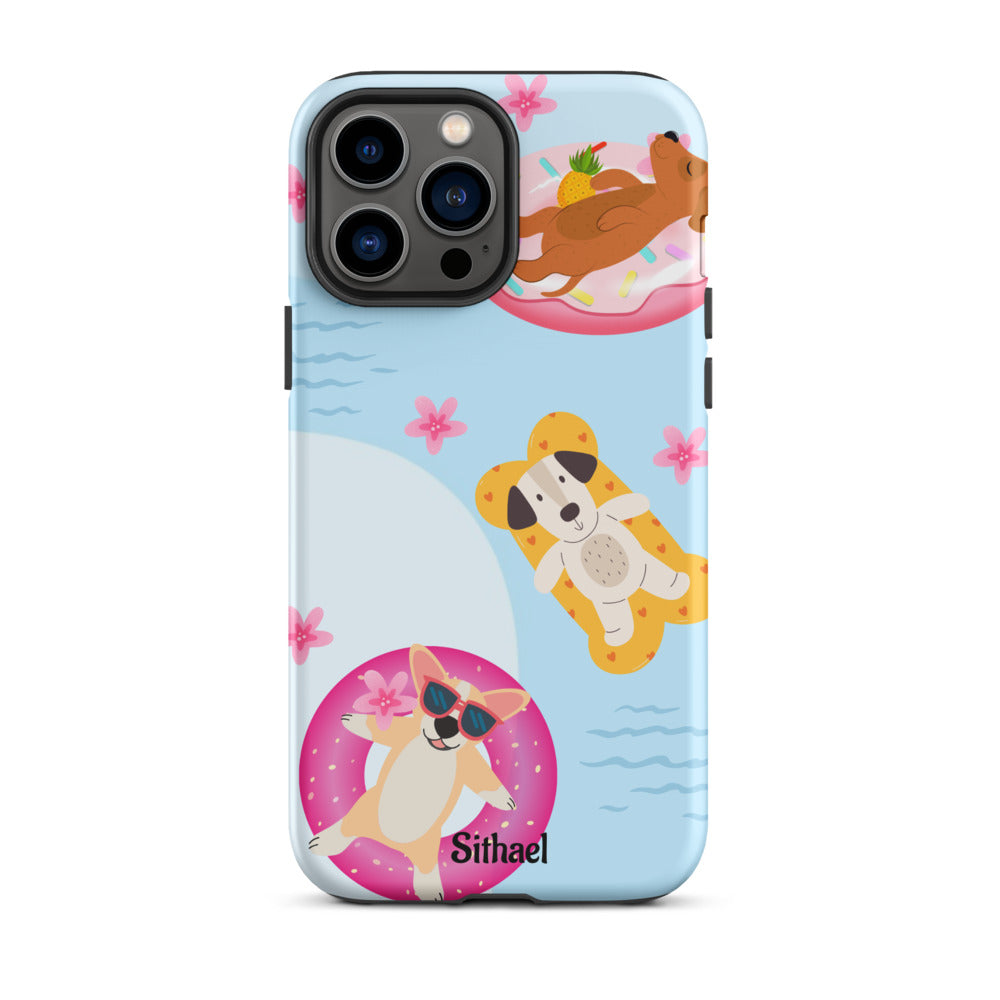 Swimming Dogs - Case Doble Capa