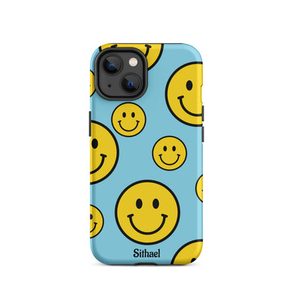 Blue Smiles - Case de doble capa