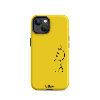 Smile Yellow - Case de doble capa