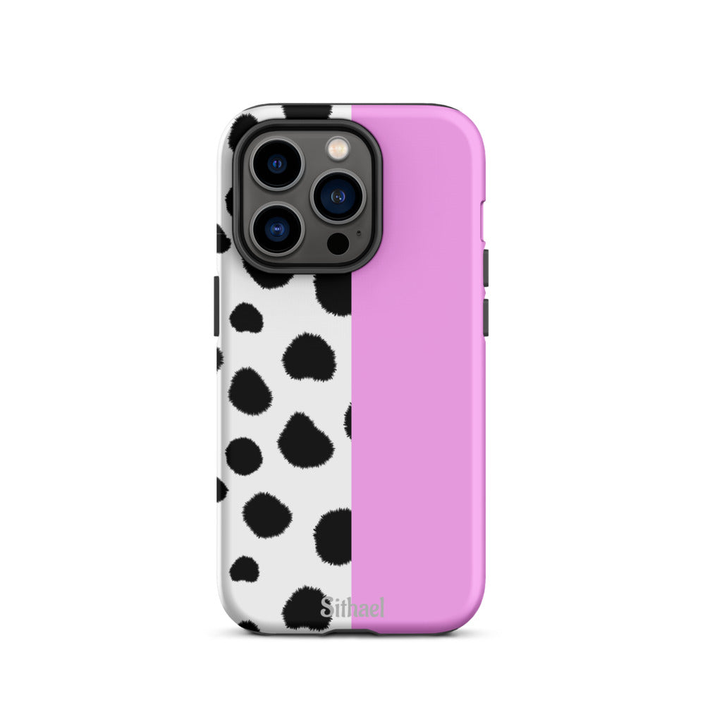 Cow and Pink - Case de doble capa