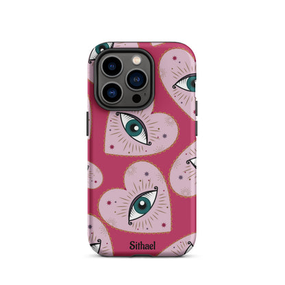 Magenta Eyes - Case de doble capa