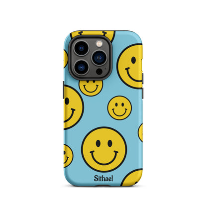 Blue Smiles - Case de doble capa