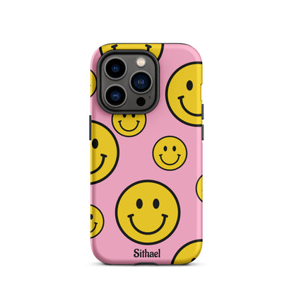 Pink Smiles - Case de doble capa