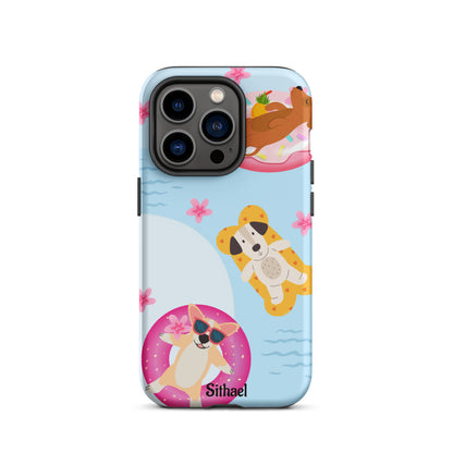 Swimming Dogs - Case Doble Capa