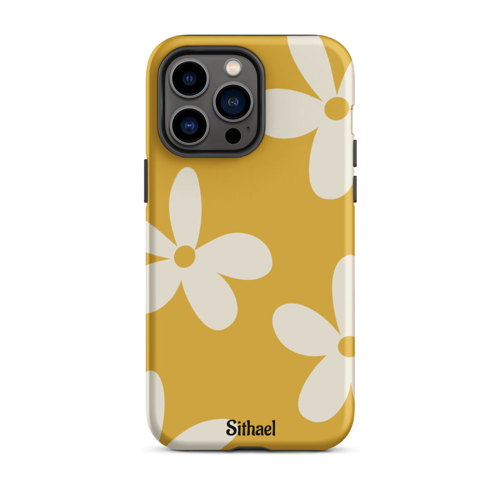 Yellow Flowers - Case de doble capa