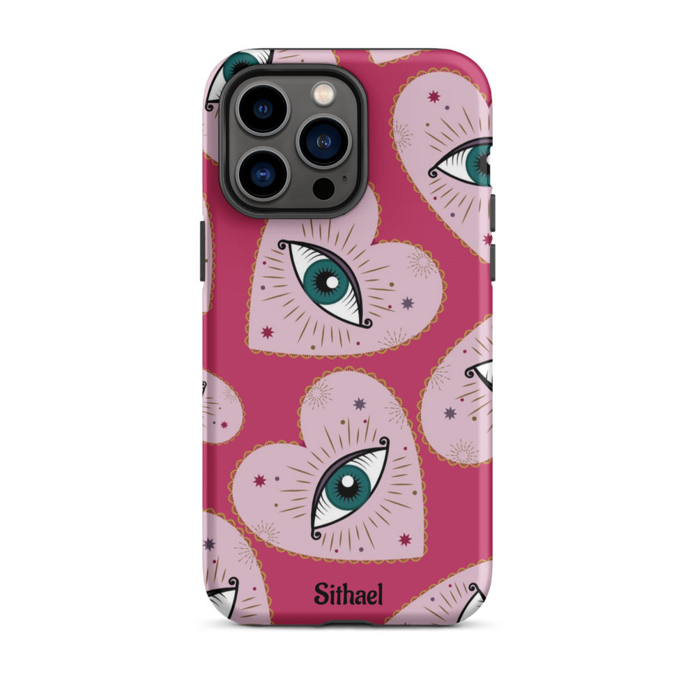 Magenta Eyes - Case de doble capa