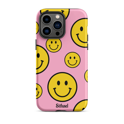 Pink Smiles - Case de doble capa