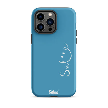 Smile Blue - Case de doble capa