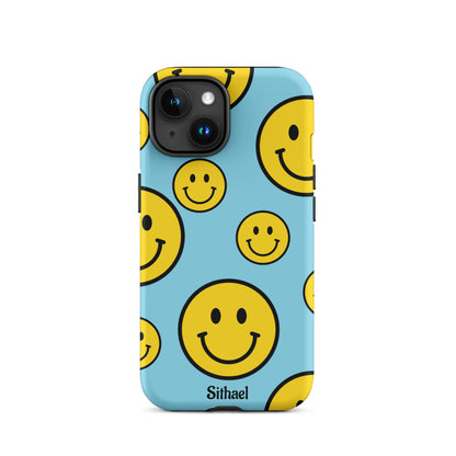 Blue Smiles - Case de doble capa