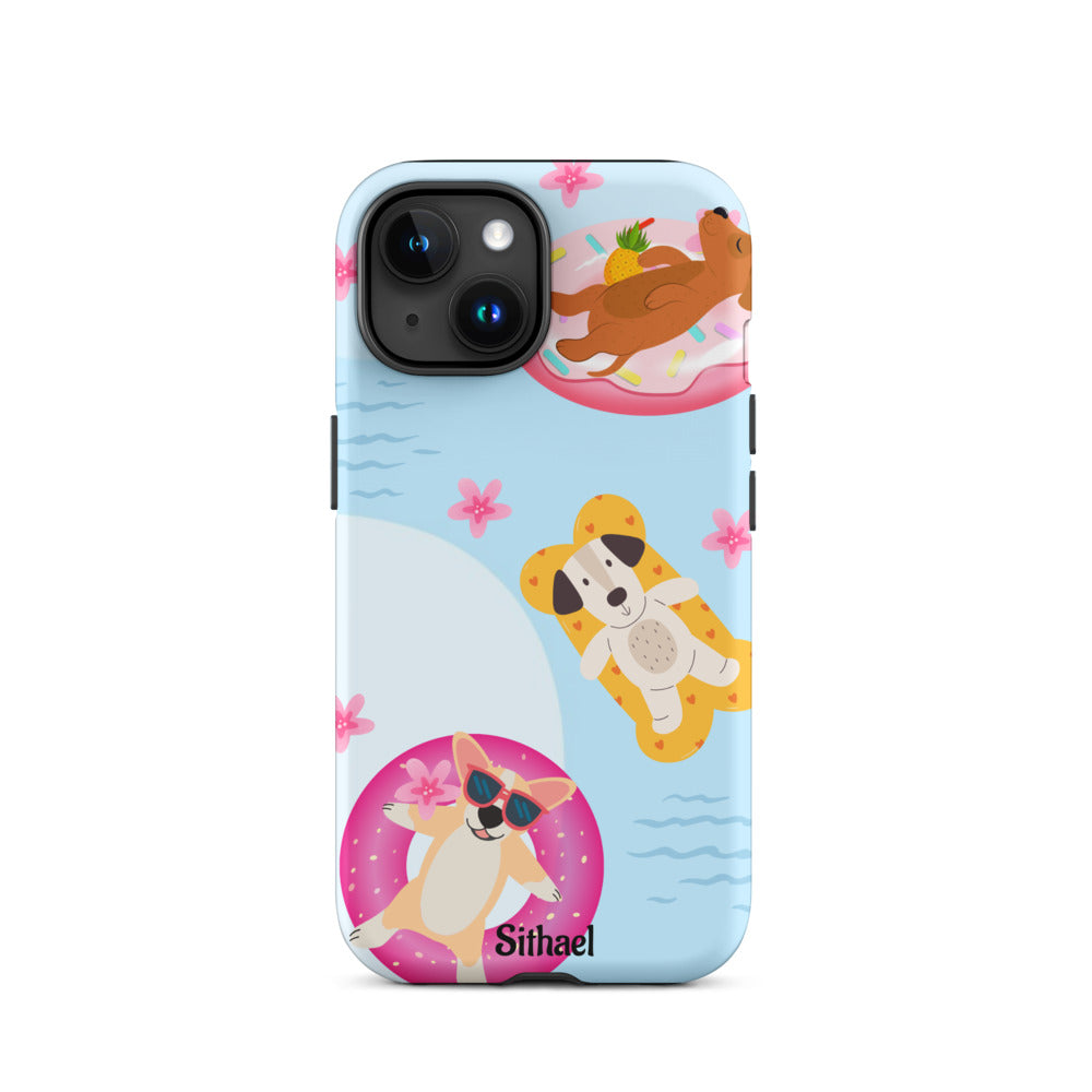 Swimming Dogs - Case Doble Capa