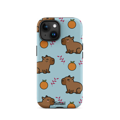 Capybara pattern - Case de doble capa