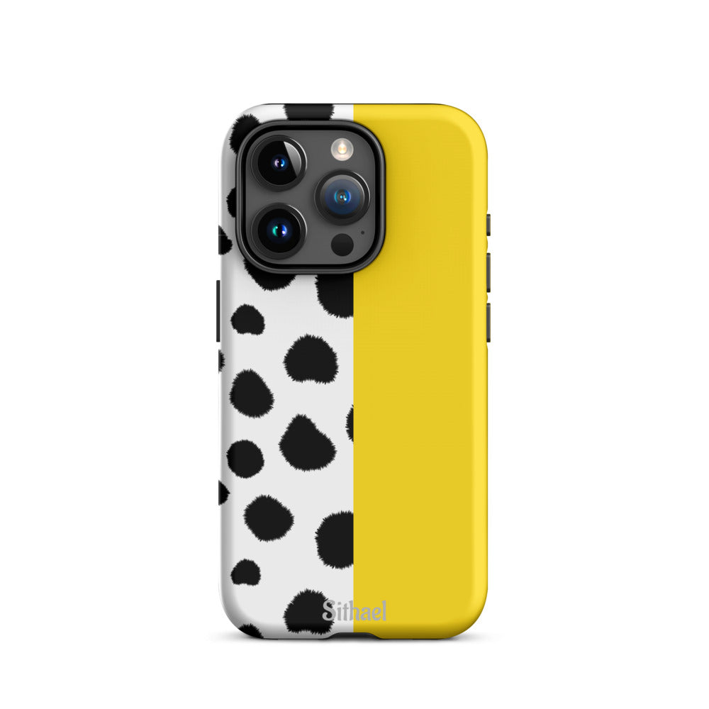 Cow and Yellow - Case de doble capa