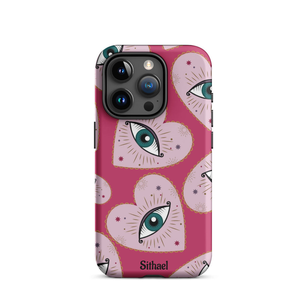 Magenta Eyes - Case de doble capa