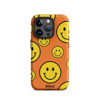 Orange Smiles - Case de doble capa