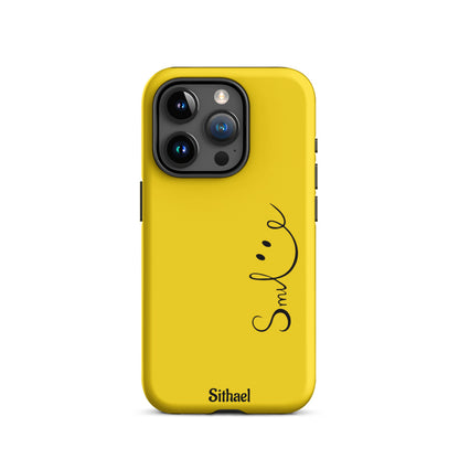 Smile Yellow - Case de doble capa