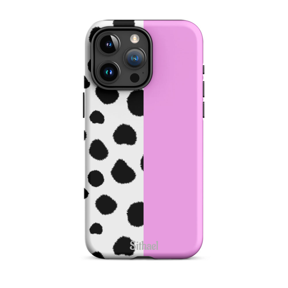 Cow and Pink - Case de doble capa