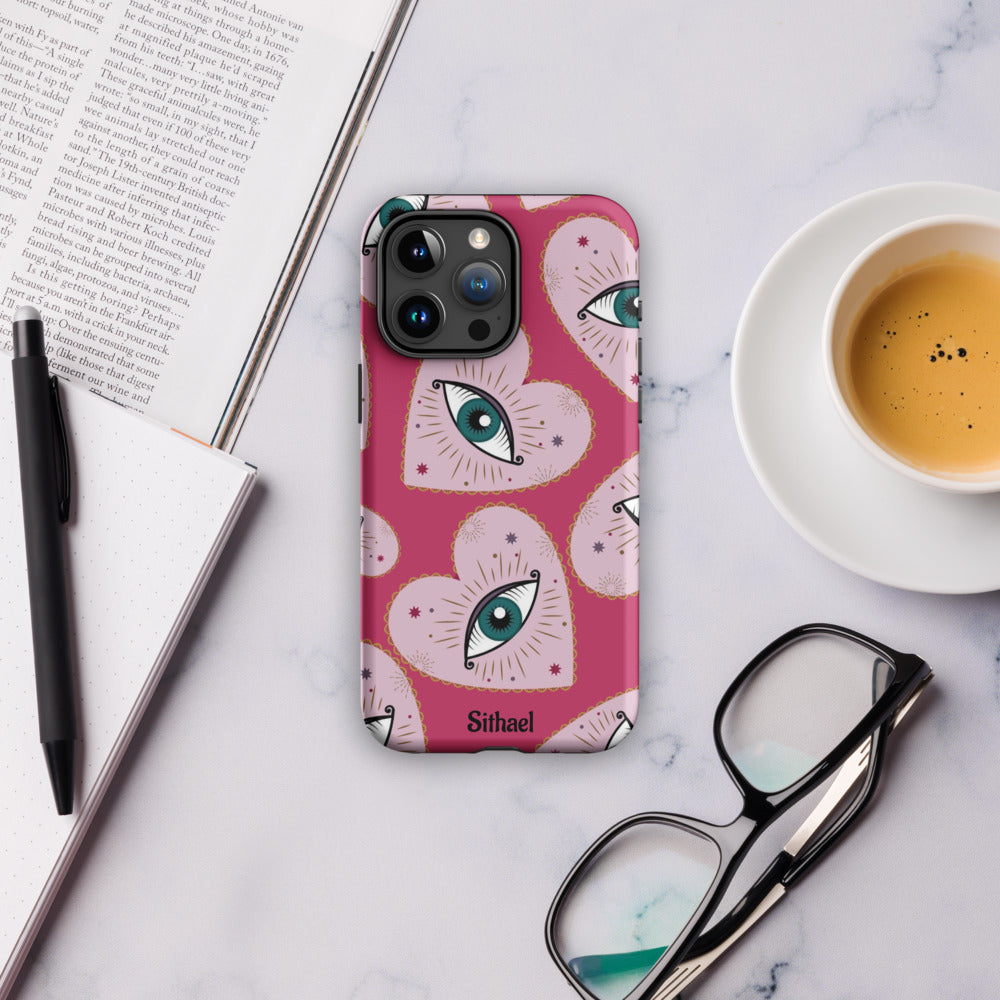 Magenta Eyes - Case de doble capa