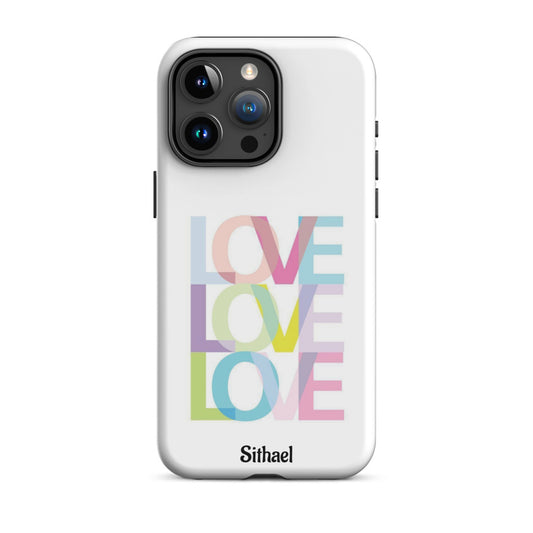 Love White - Case de doble capa