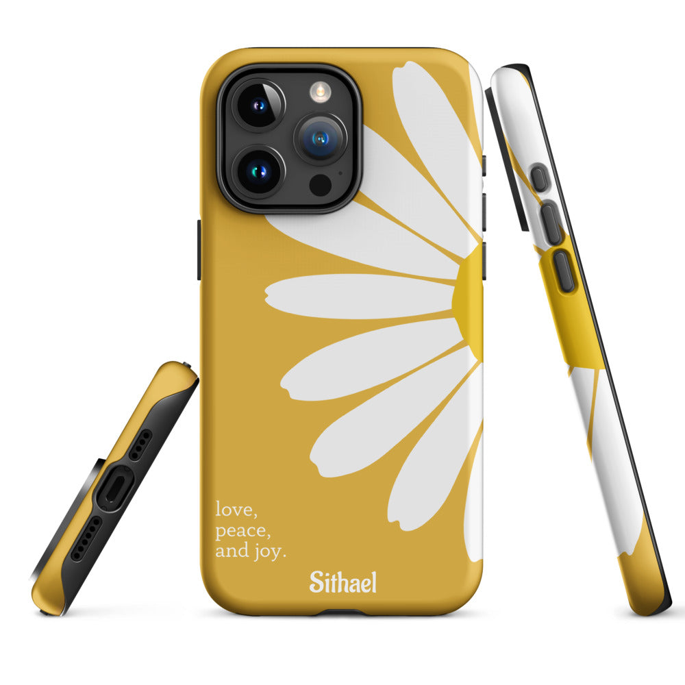 Daisy Yellow - Case de doble capa