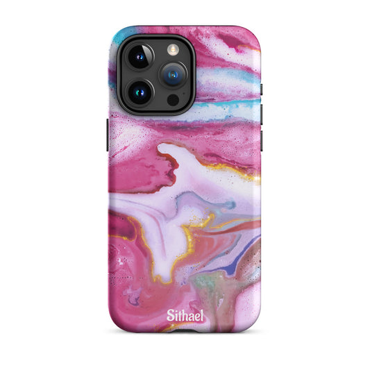 Pink Marble - Case de doble capa