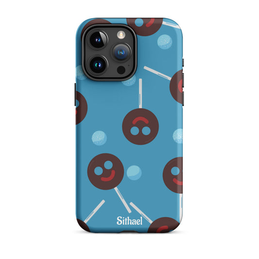 Lollipop Blue - Case de doble capa