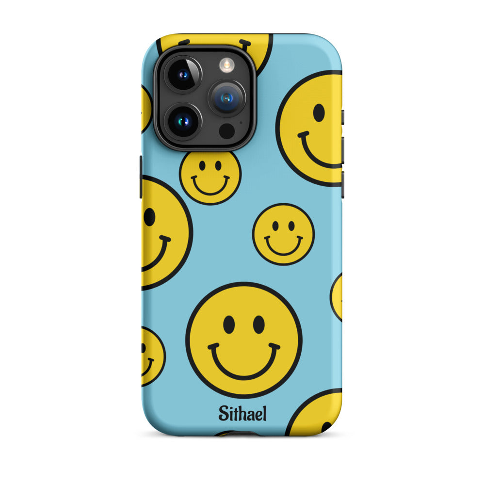 Blue Smiles - Case de doble capa