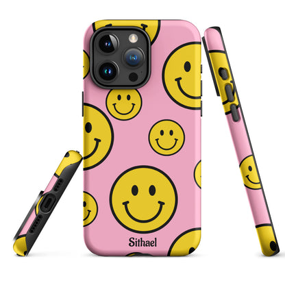 Pink Smiles - Case de doble capa