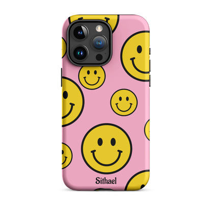 Pink Smiles - Case de doble capa