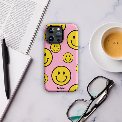 Pink Smiles - Case de doble capa