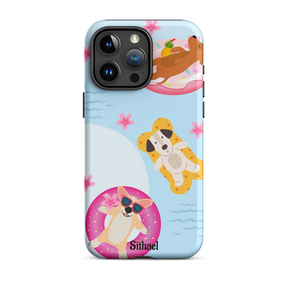 Swimming Dogs - Case Doble Capa