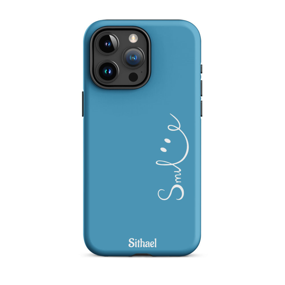 Smile Blue - Case de doble capa