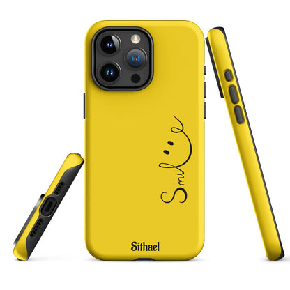 Smile Yellow - Case de doble capa